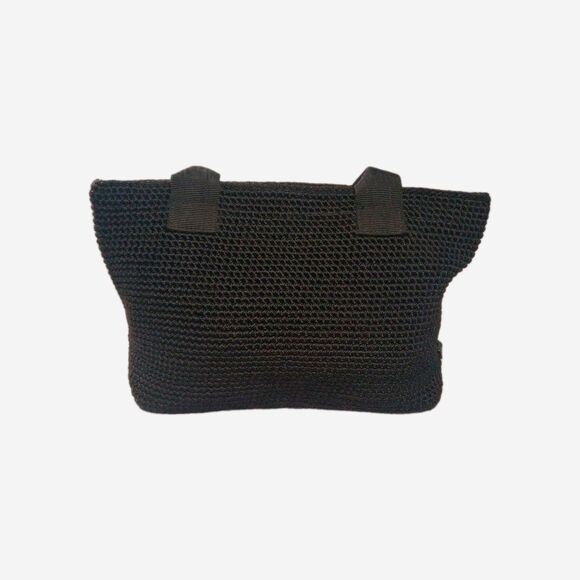The Sak Handbags - The Sak Knitted Shoulder Tote Vintage Black Handbag